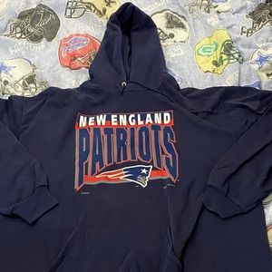 1992 VTG Artex New England Patriots Hoodie Size XL